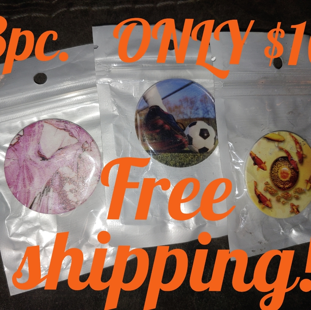 3pc. POPSOCKETS - Picture 5 of 6